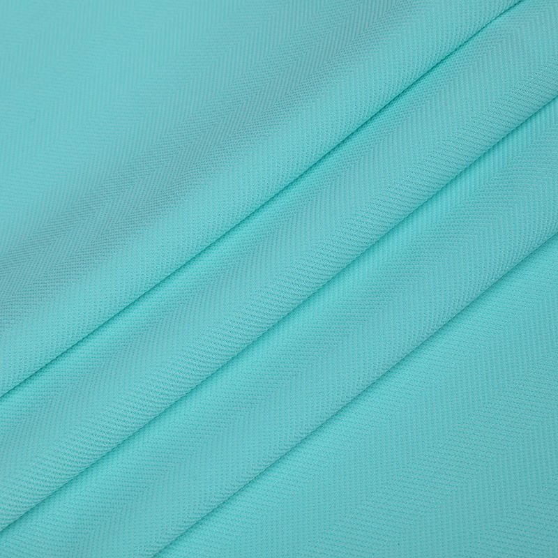 APJ1017 Warp knitted jacquard easy real gold Polo shirt elastic fabric